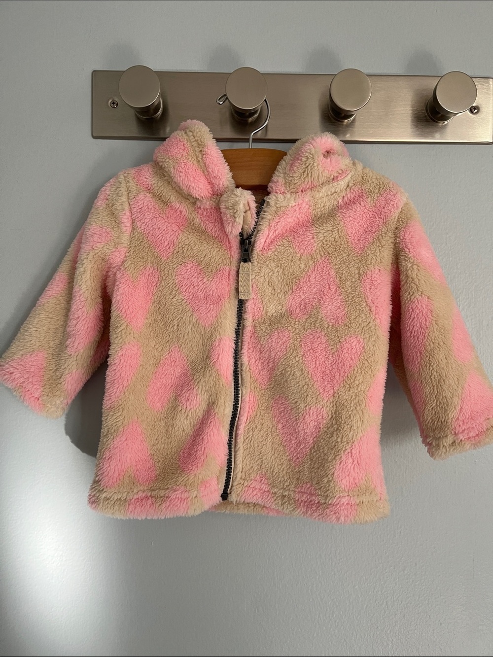 Hanna Andersson Heart Fleece Hoodie